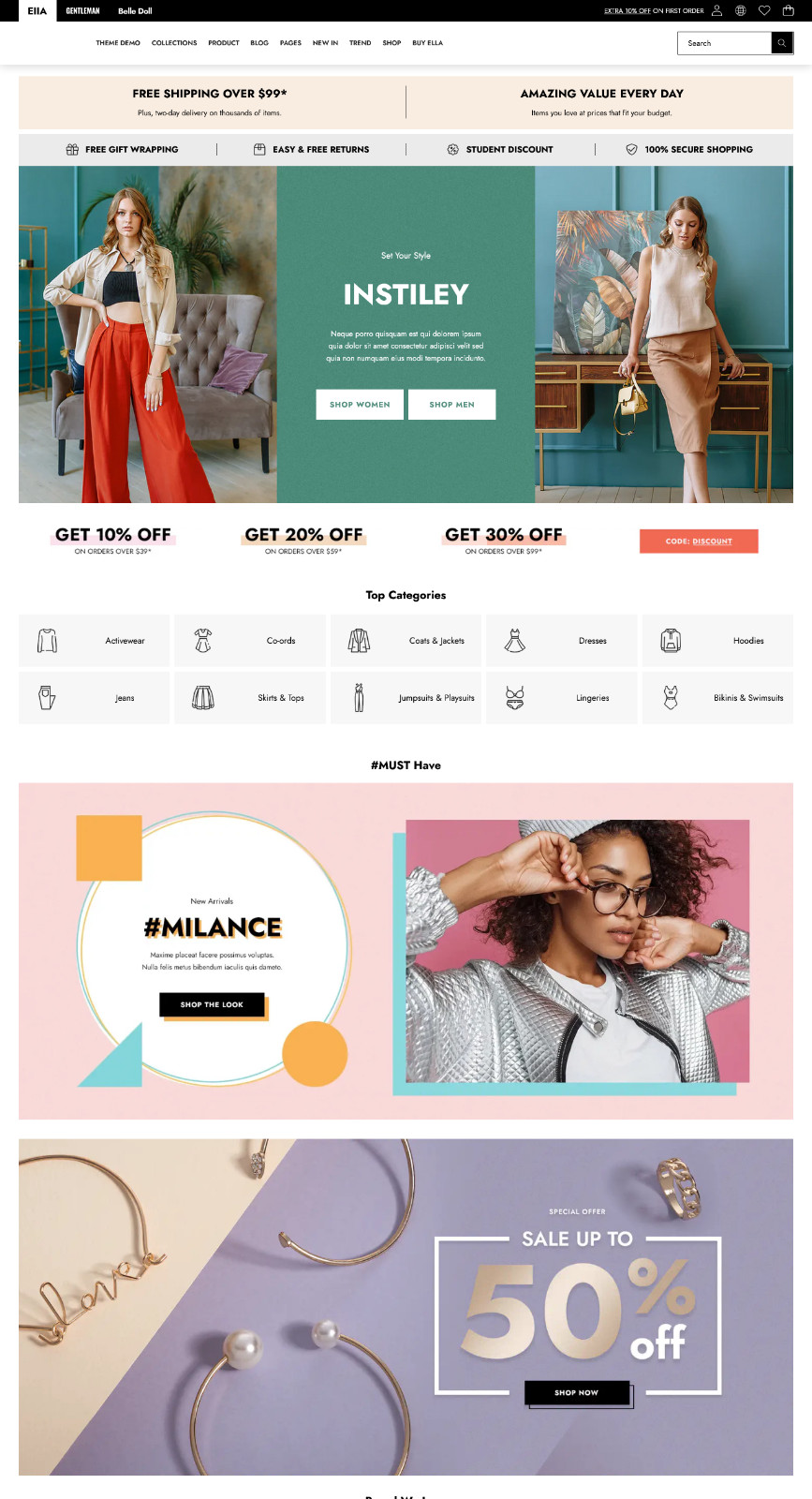 Ellium – Multipurpose Shopify Theme OS 3.0 | Responsive eCommerce Template