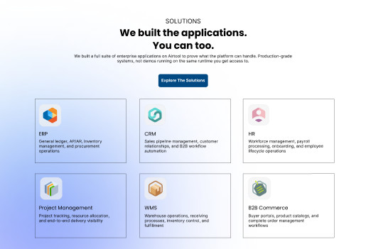 Enterprise Business Website Template | SaaS Landing Page | ERP CRM Platform