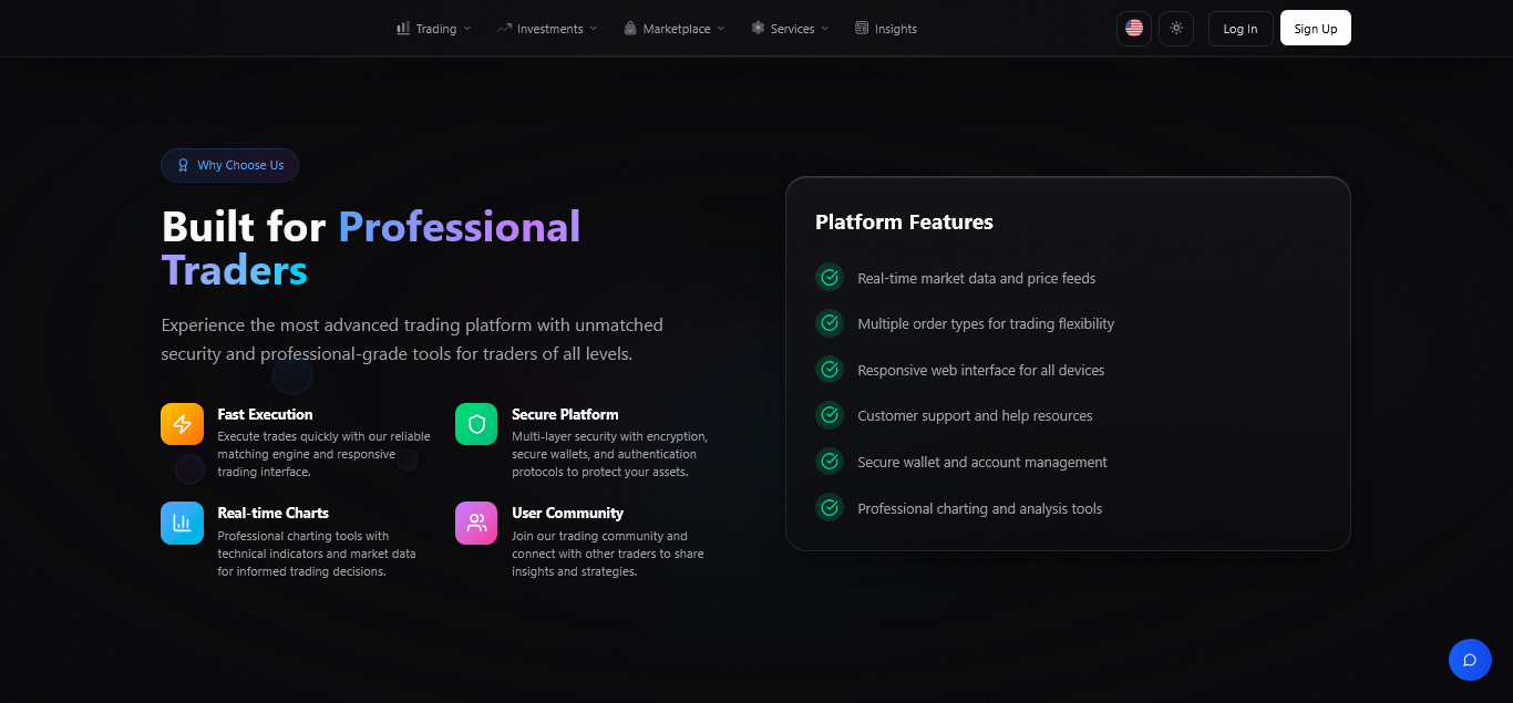 Cryptora – Crypto Trading & Exchange Platform | Spot, Copy, P2P, Binary, Wallets