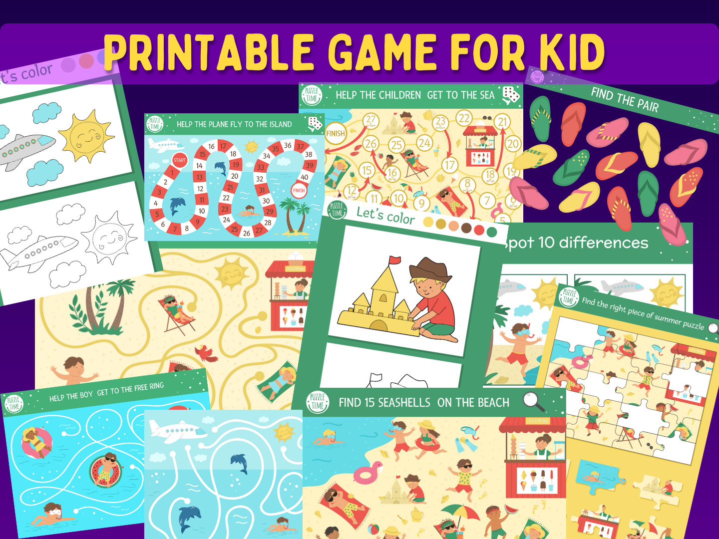 Summer Kindergarten PLR & MRR Mega Digital Products Bundle Passive Income Idea