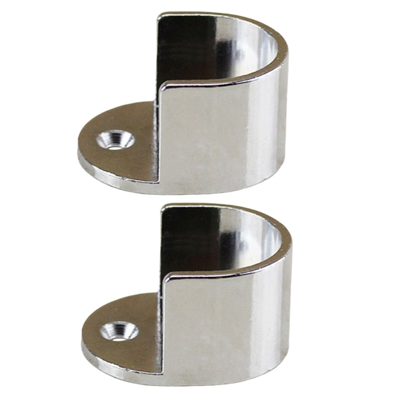 Curtain Rod Bracket Set Wall Mount Curtain Holder Brackets for 28mm Rods Modern