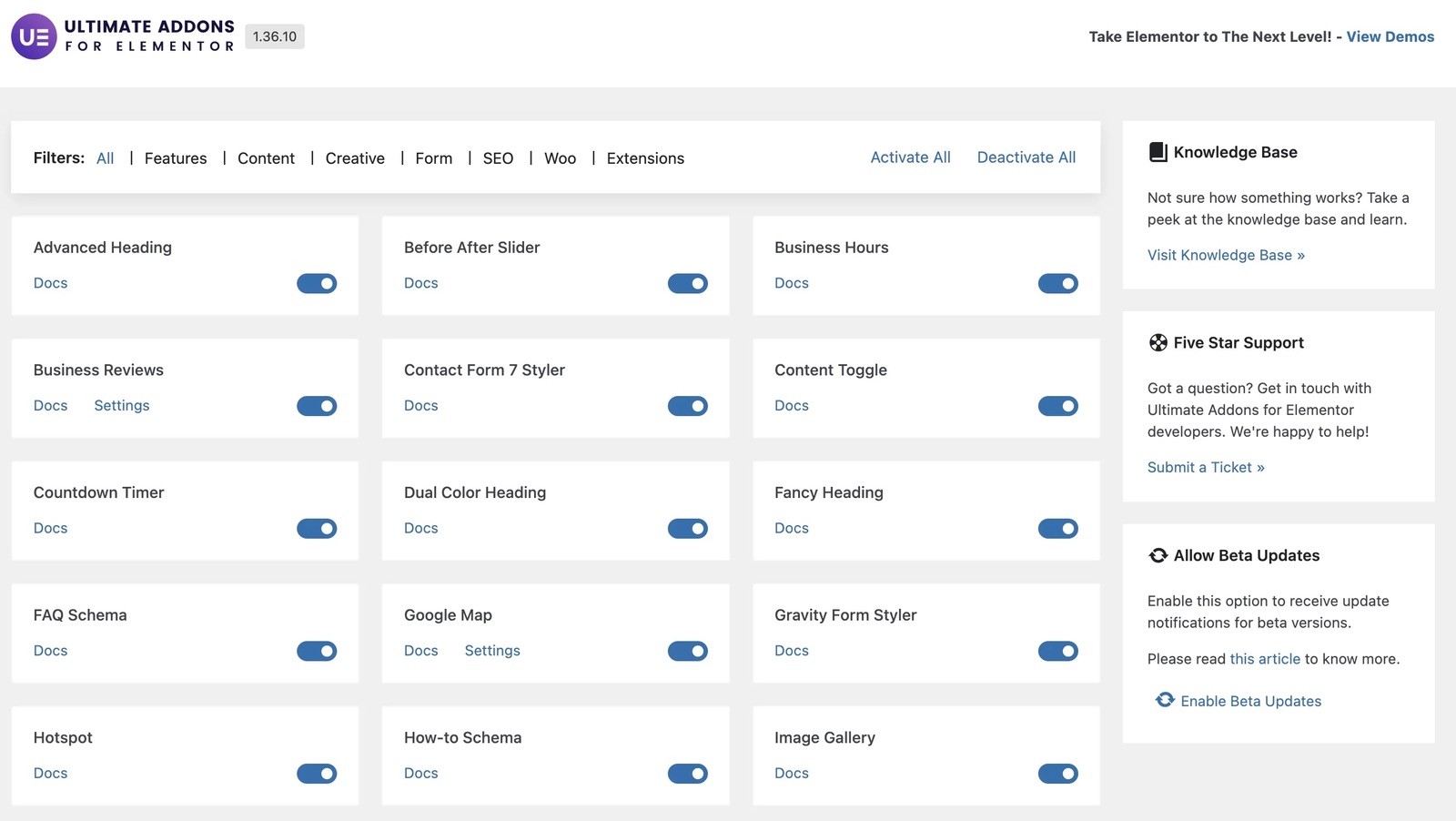 Ultimate Addons PRO for Elementor – WordPress Plugin | 12 Month Updates | GPL