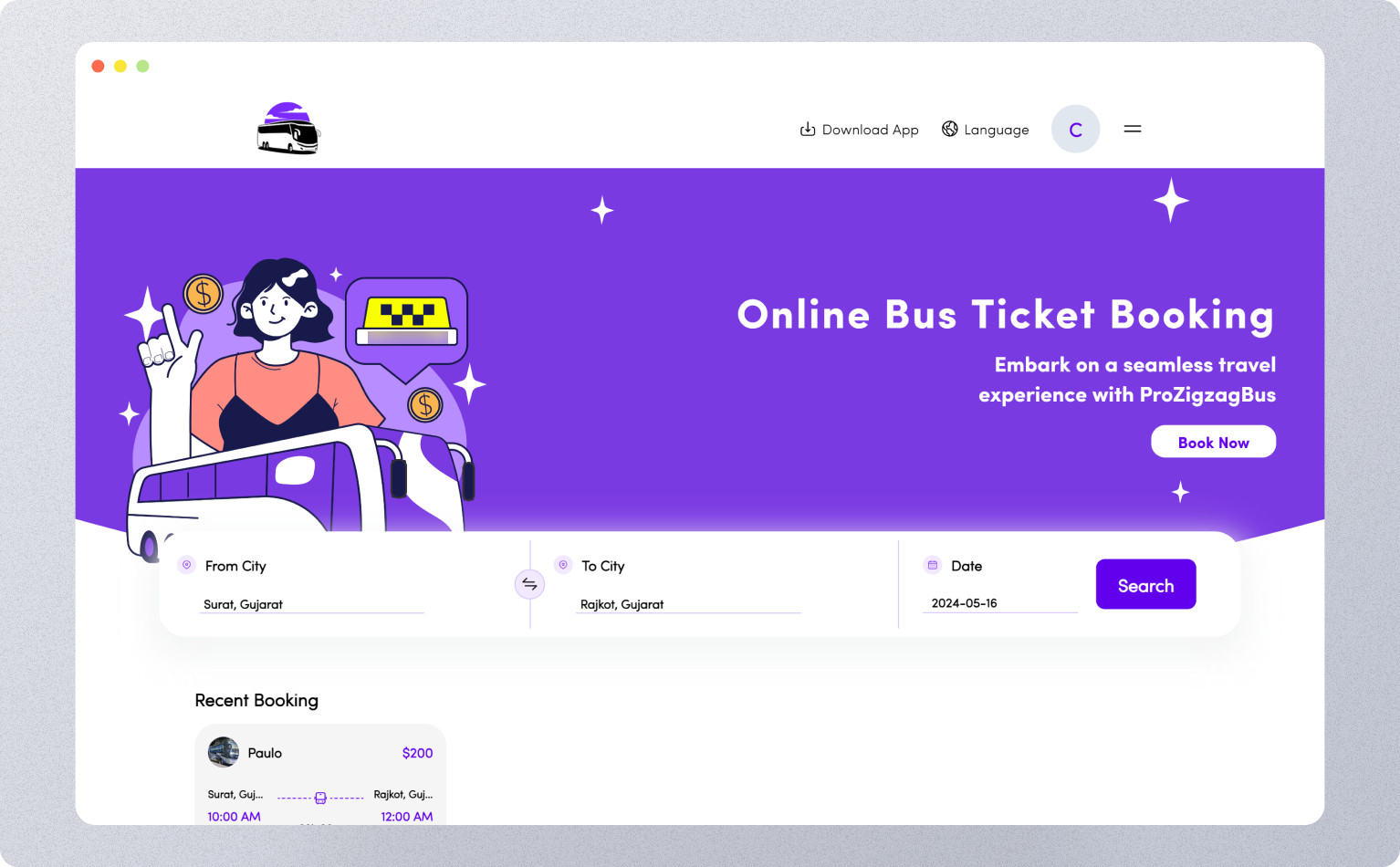 TripBus – Flutter Multi-Vendor Bus Ticket Booking App | Reservation System