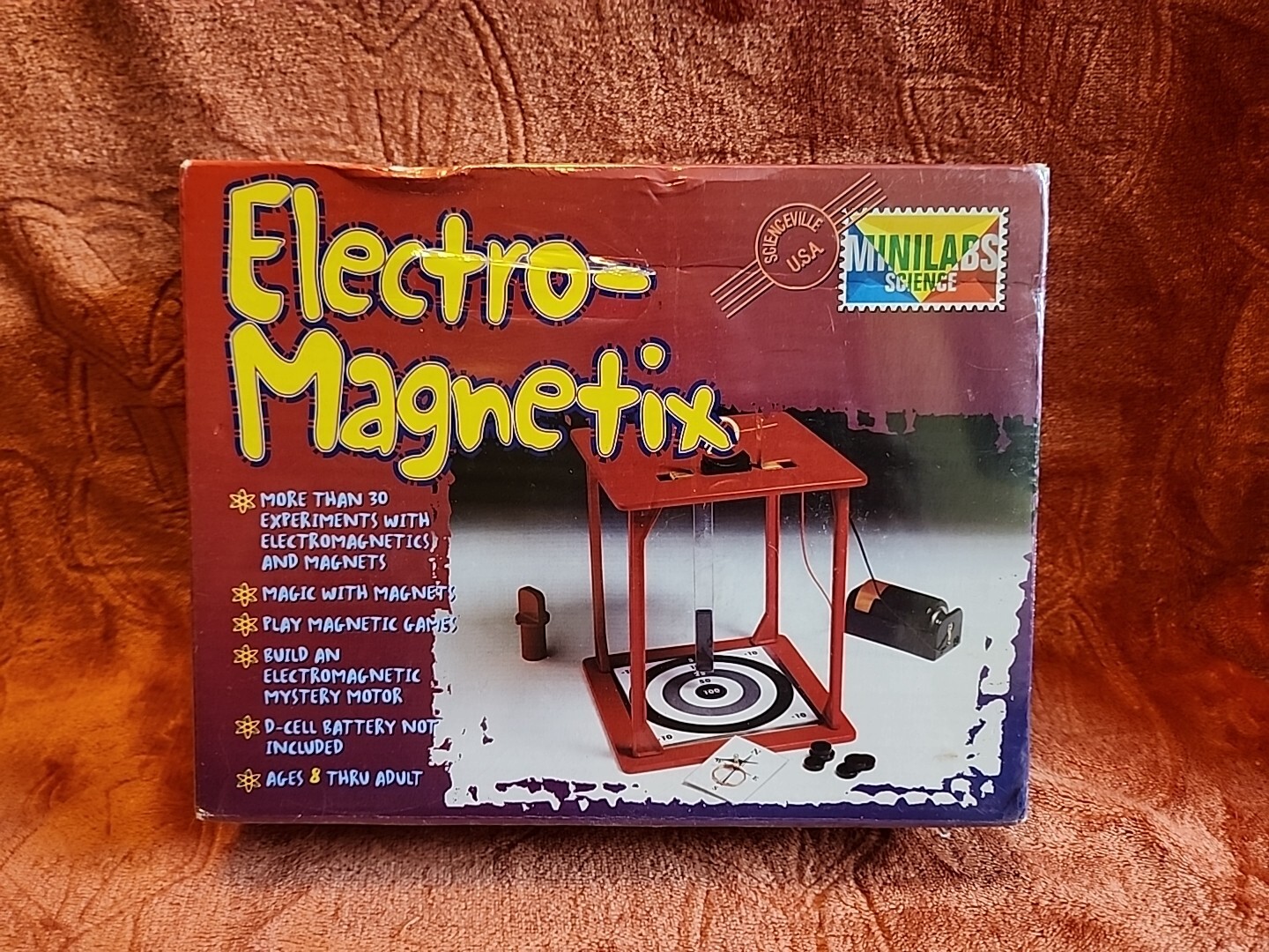 Electro-Magnetix Science Kit 30+ Experiments w Magnets & Electricity. BOX R