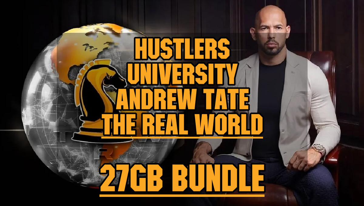 Andrew TATE – THE REAL WORLD 27GB All Access Bundle Online Course 🔥 TRW