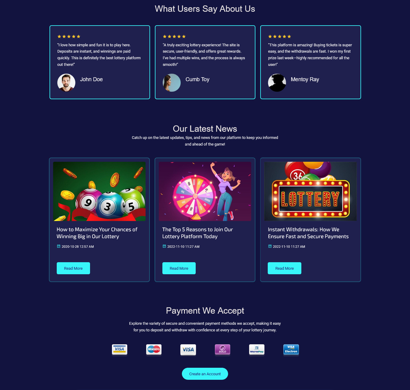 Lottora – Live Lottery Platform | Lottery PHP Website Solution | Laravel Admin