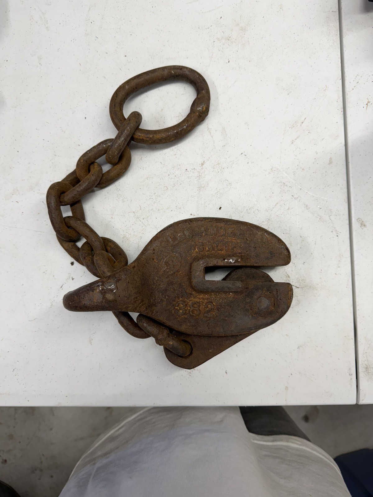 Vintage Downs Crane 1/2″Grip Sheet Metal Plate Lifter – 382