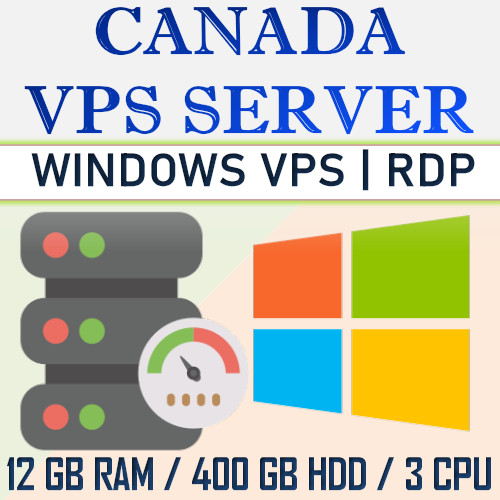 USA Windows VPS Server / RDP Server / VPS Hosting – 12 GB RAM + 400 GB HDD