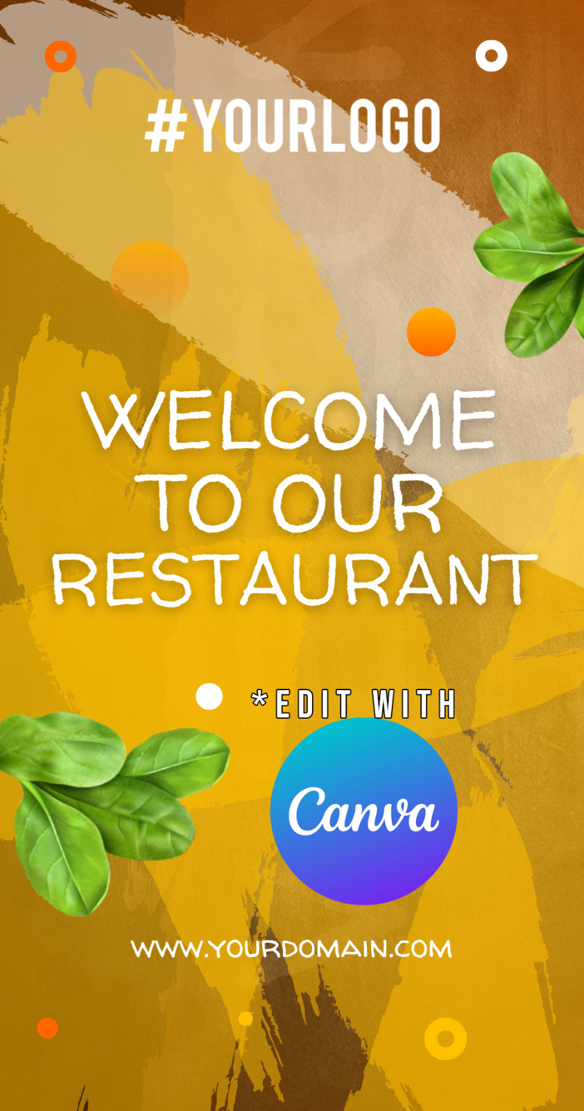 Vertical Video with Canva Template – Restaurant