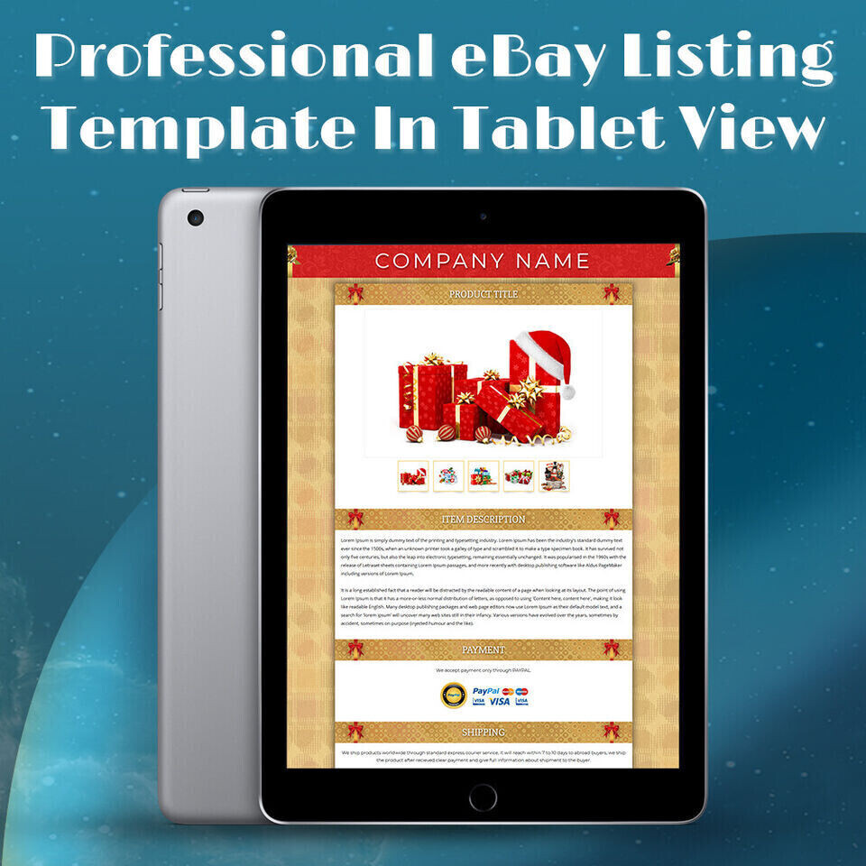 eBay Listing Templates Mobile Responsive HTTP 2019 Secure for Gift Products