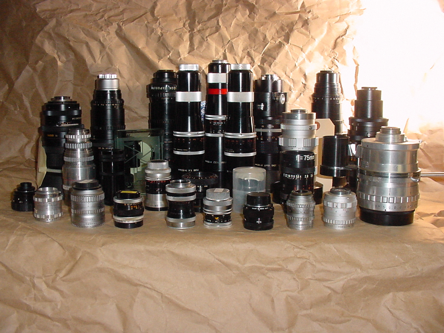 Lens lot CINE C MOUNT for Bolex Digi Black Magic, ADAPT2 MFT, NEX, N1 MAKE OFFER
