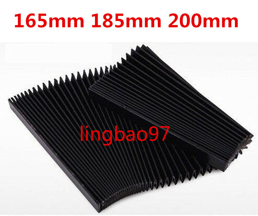 Flexible CNC Engraver Machine Protective Flat Accordion Bellows Cover Tool 200mm