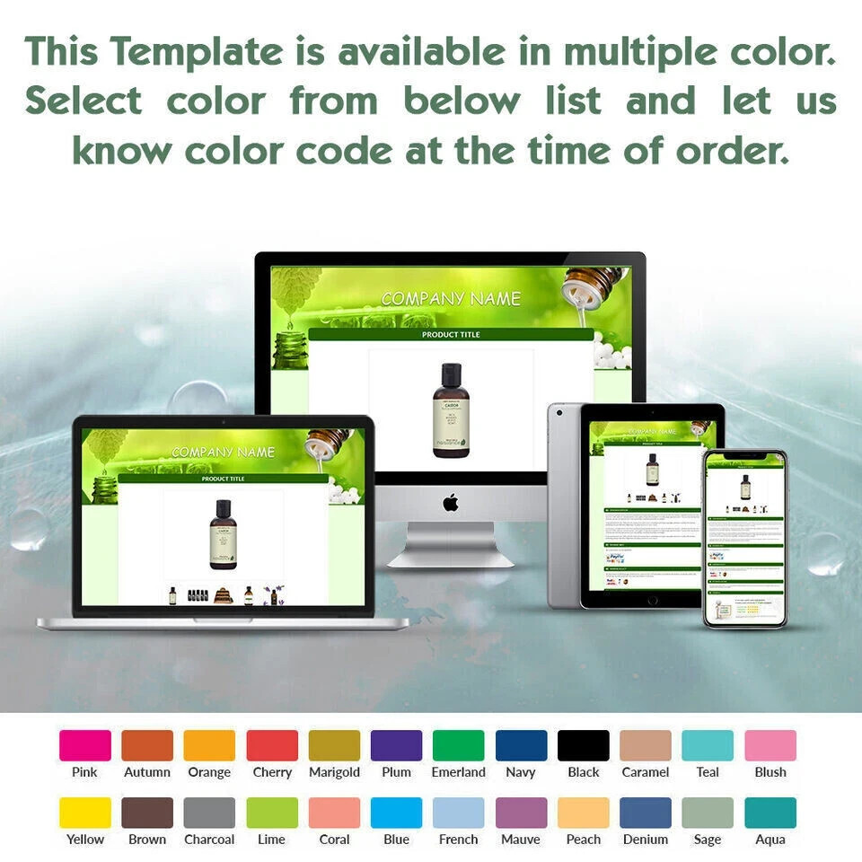 eBay Templates Mobile Responsive eBay Listing Auction Template for Medical