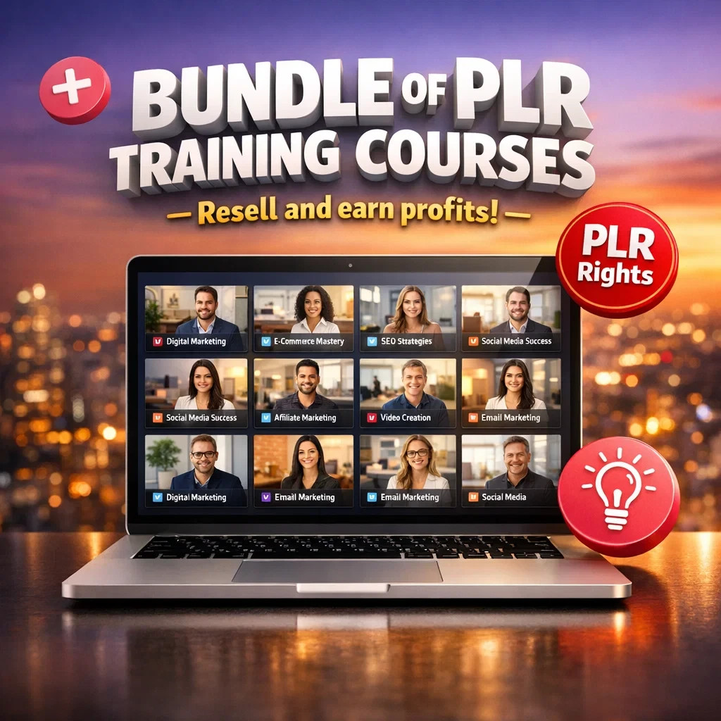 Bundle of PLR Training Courses – Resell and Earn Profits!