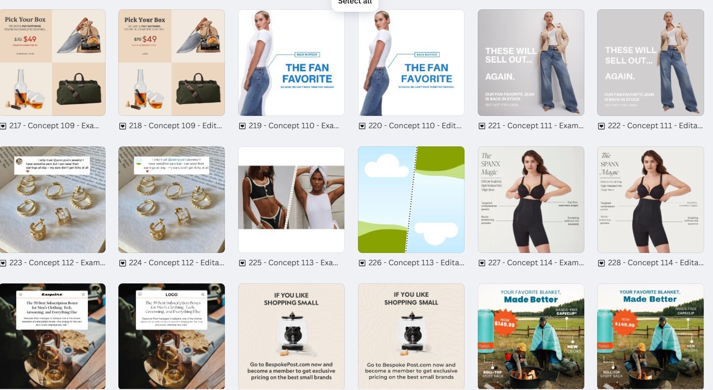 150 Professional Canva Fashion Ad Templates | Ready-to-Use Digital Designs