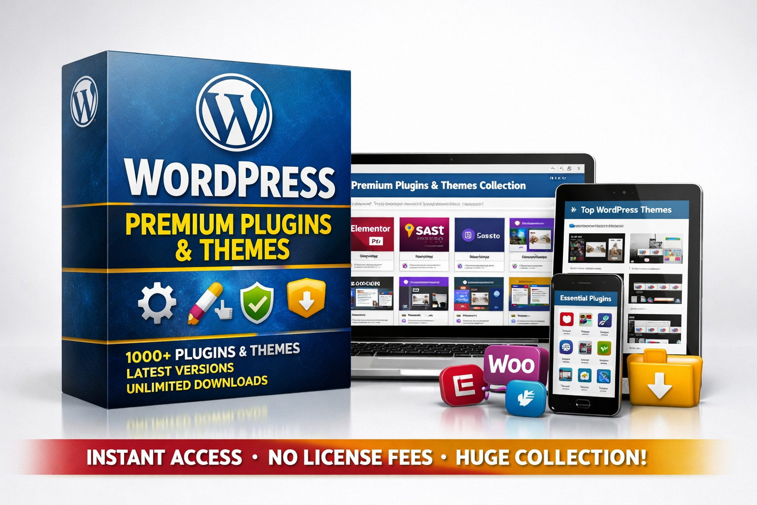 WordPress Premium Plugins & Themes Bundle – 1000+ Latest Versions | Downloadable