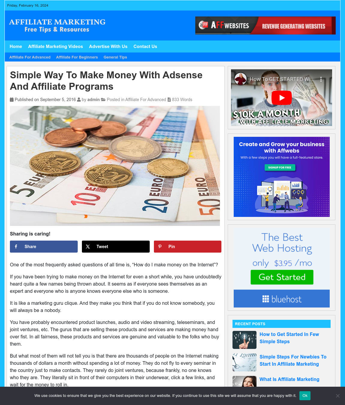 Affiliate Marketing Website Business For Sale: Ready-to-Launch Free Installation
