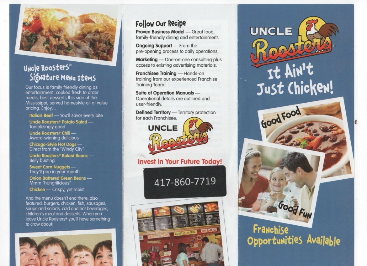 FOOD FRANCHISE BRAND AND TRADEMARKS