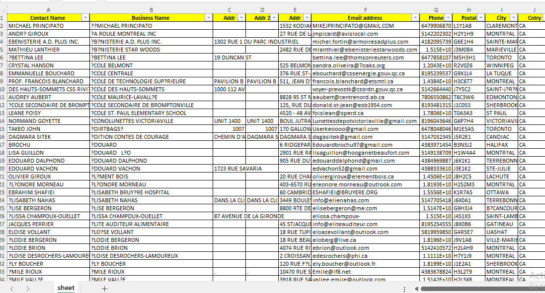 3 Million CANADA Email Database list 2026 | Contact Leads (Digital Download)