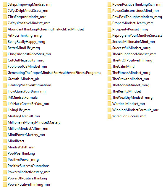 64 eBooks on Mindset in English PLR and MRR License