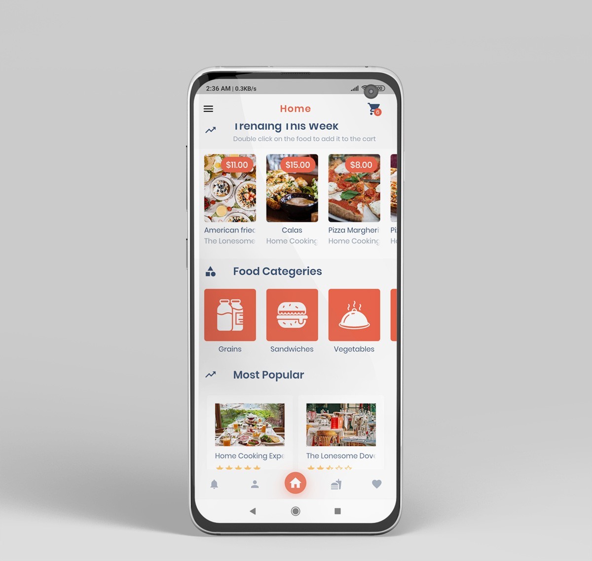 Food Delivery Flutter App | Android & iOS | PHP Laravel Admin Panel
