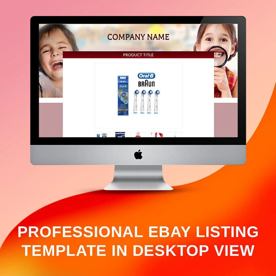 Professional eBay Templates Mobile Responsive eBay Listing Auction Template 2026