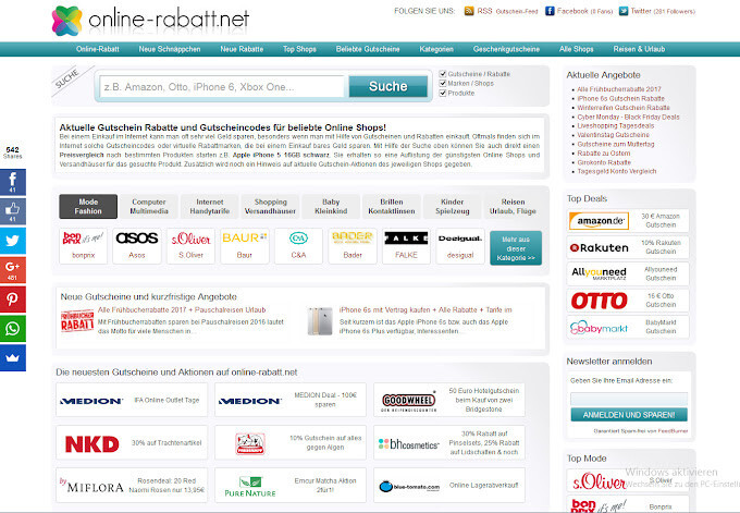 Online-Discount.net | Domain Coupons Deals App Automated myDealz 20 years old AI