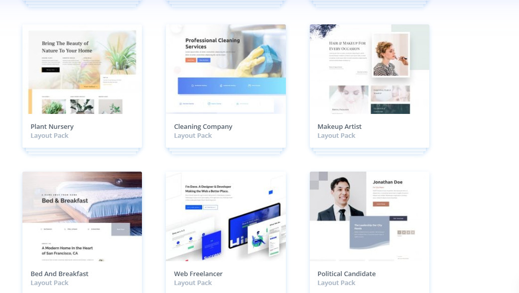 Huge Collection WordPress Divi Templates Themes Layouts Builder Elegant Extra