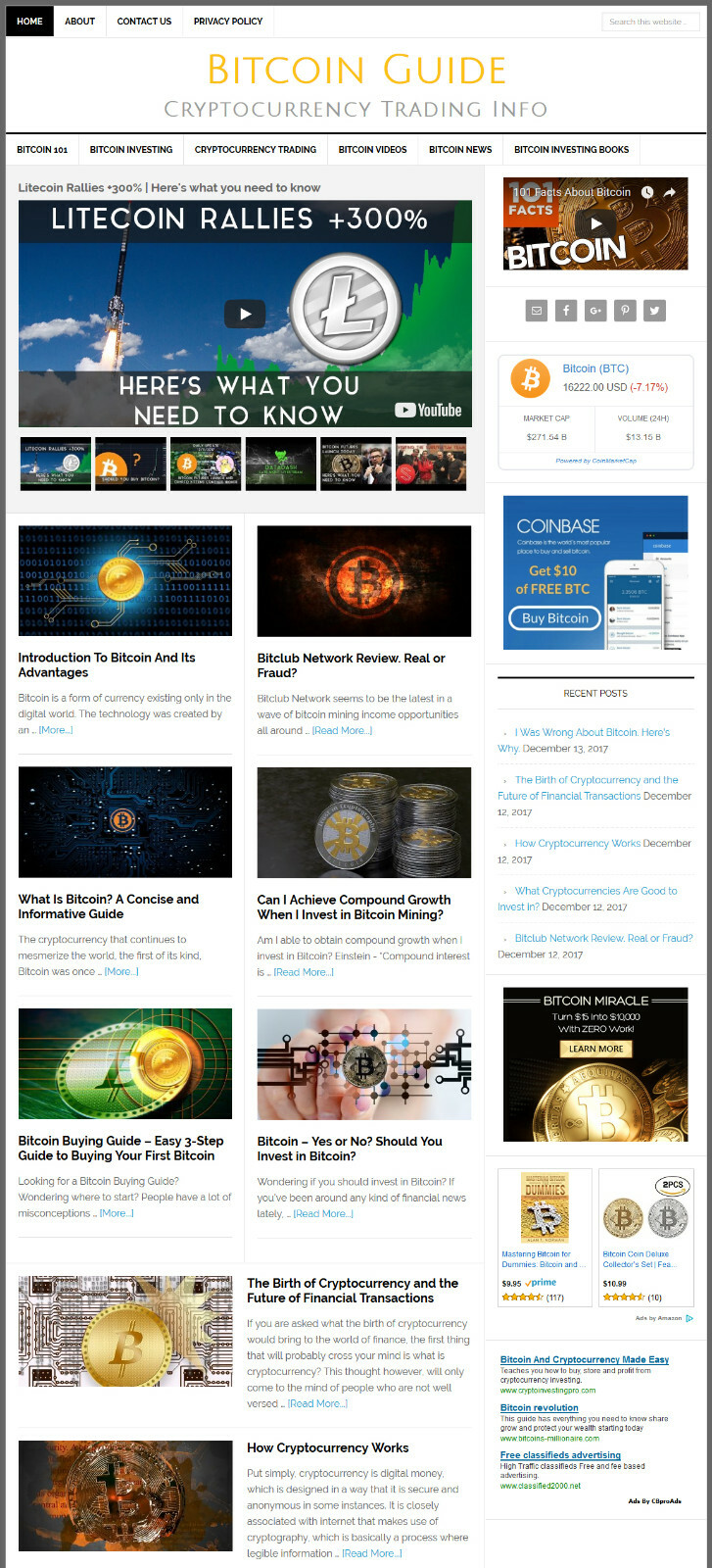 * BTC * blog turnkey affiliate premade website business AUTO CONTENT