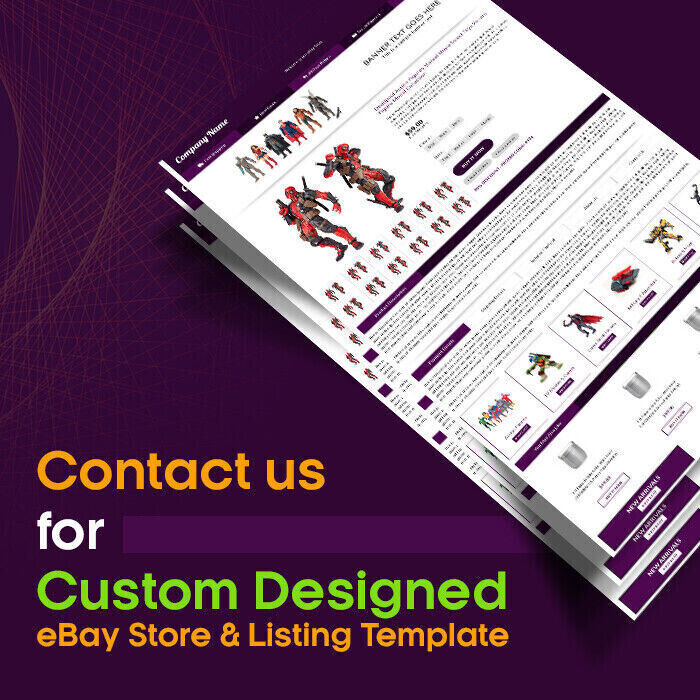 Professional eBay Templates Mobile Responsive eBay Listing Auction Template 2019