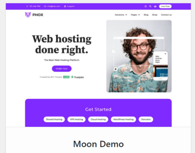 Hosting EZ MadeSites WP Phox Theme Turnkey Website Optional Reseller Hosting 2