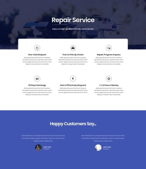 Beautiful Elementor Templates 18 , WordPress, Mobile Responsive, Slider Website.