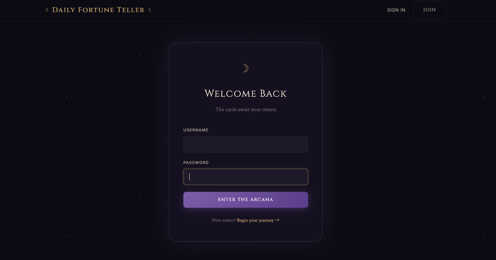 DailyFortuneTeller.com – domain and website for sale as web application