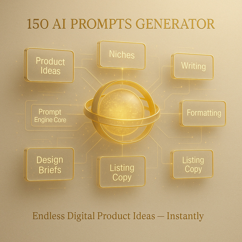 AI DIGITAL PRODUCT FACTORY — PLR & Etsy Store Builder (Create & Sell Fast)