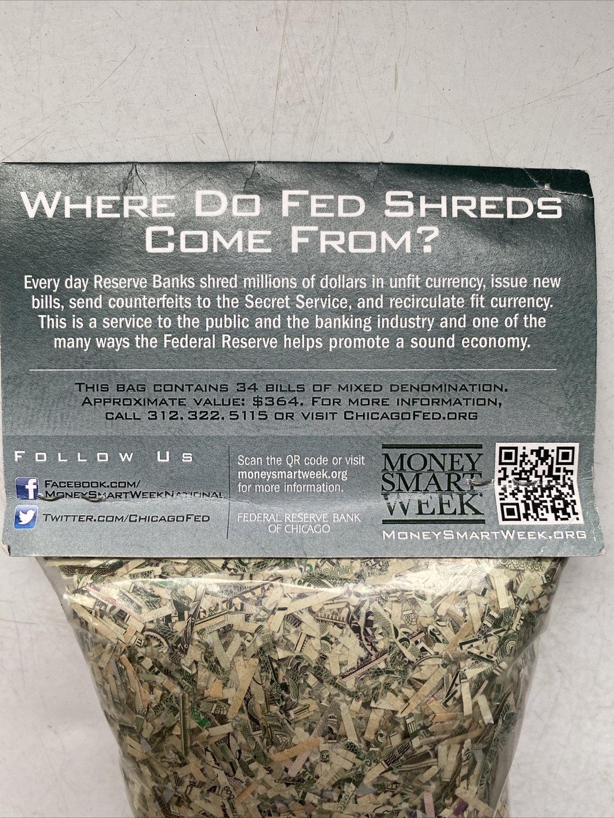 Money Smart Week Shredded Money Package