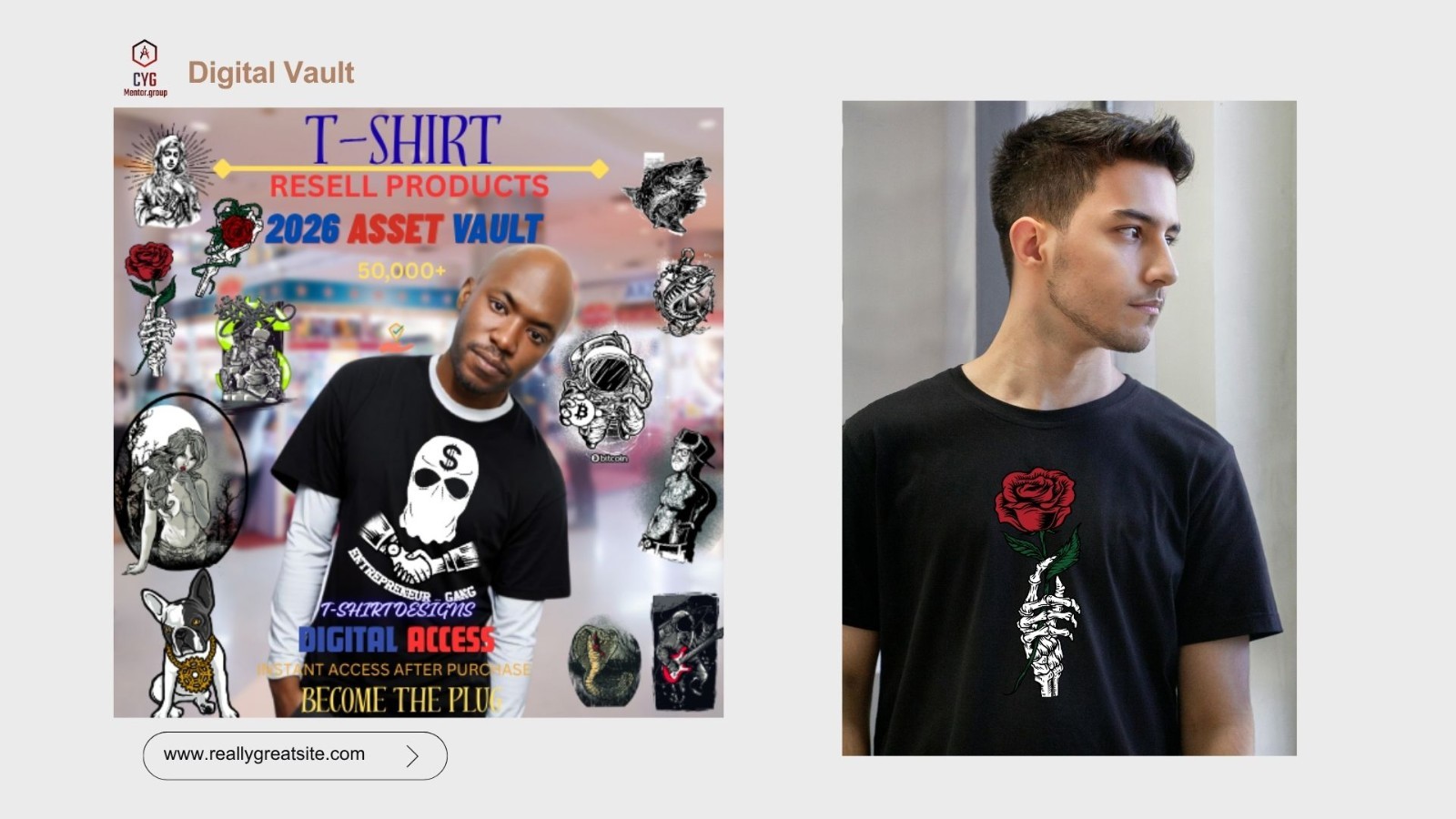 ⭐⭐50,000 Unique T-Shirt Designs | High-Quality Graphics for Print-on-Dem (PLR)⭐⭐