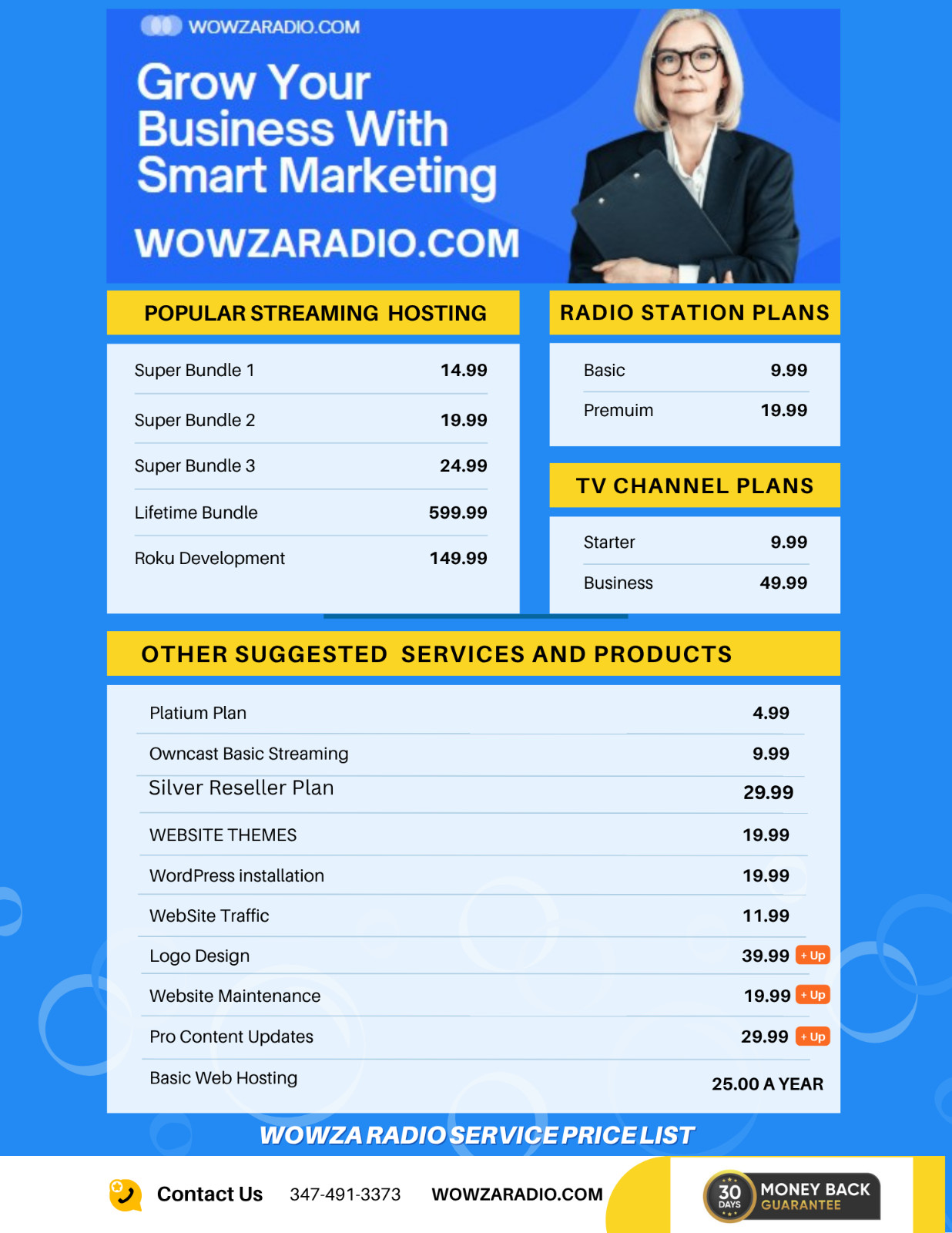 Hassle-Free Internet Mobile Website Business Development for Radio & TV Channels