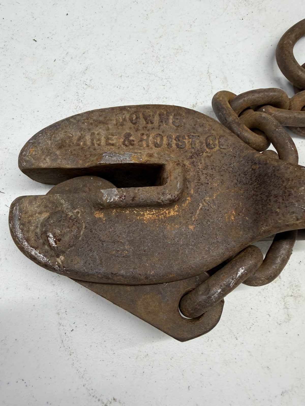 Vintage Downs Crane 1/2″Grip Sheet Metal Plate Lifter – 382