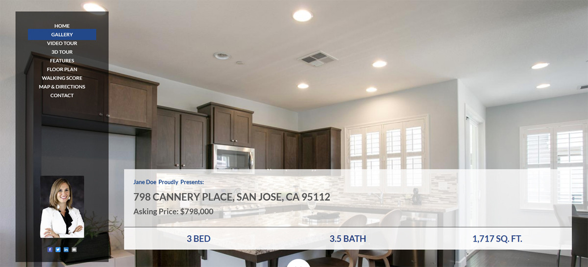 Single Property Listing Design with mobile responsive