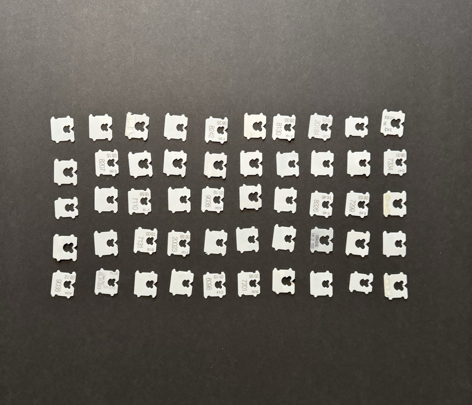 Plastic Bread Tabs Clips Tags Tater Tabs Bag of 50 Crafts