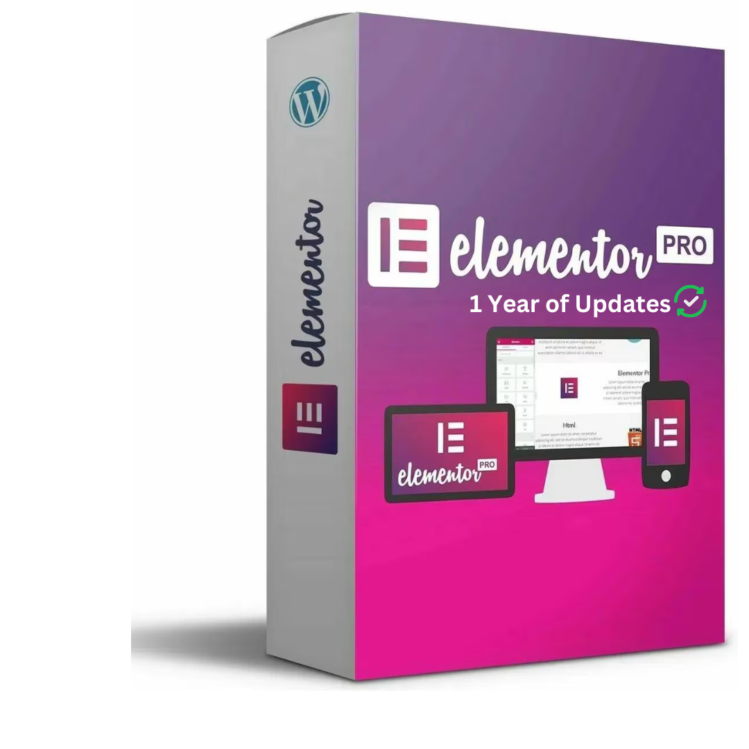 Elementor PRO – The Website Builder – WP Plugin | Free 1 Year of Updates| GPL