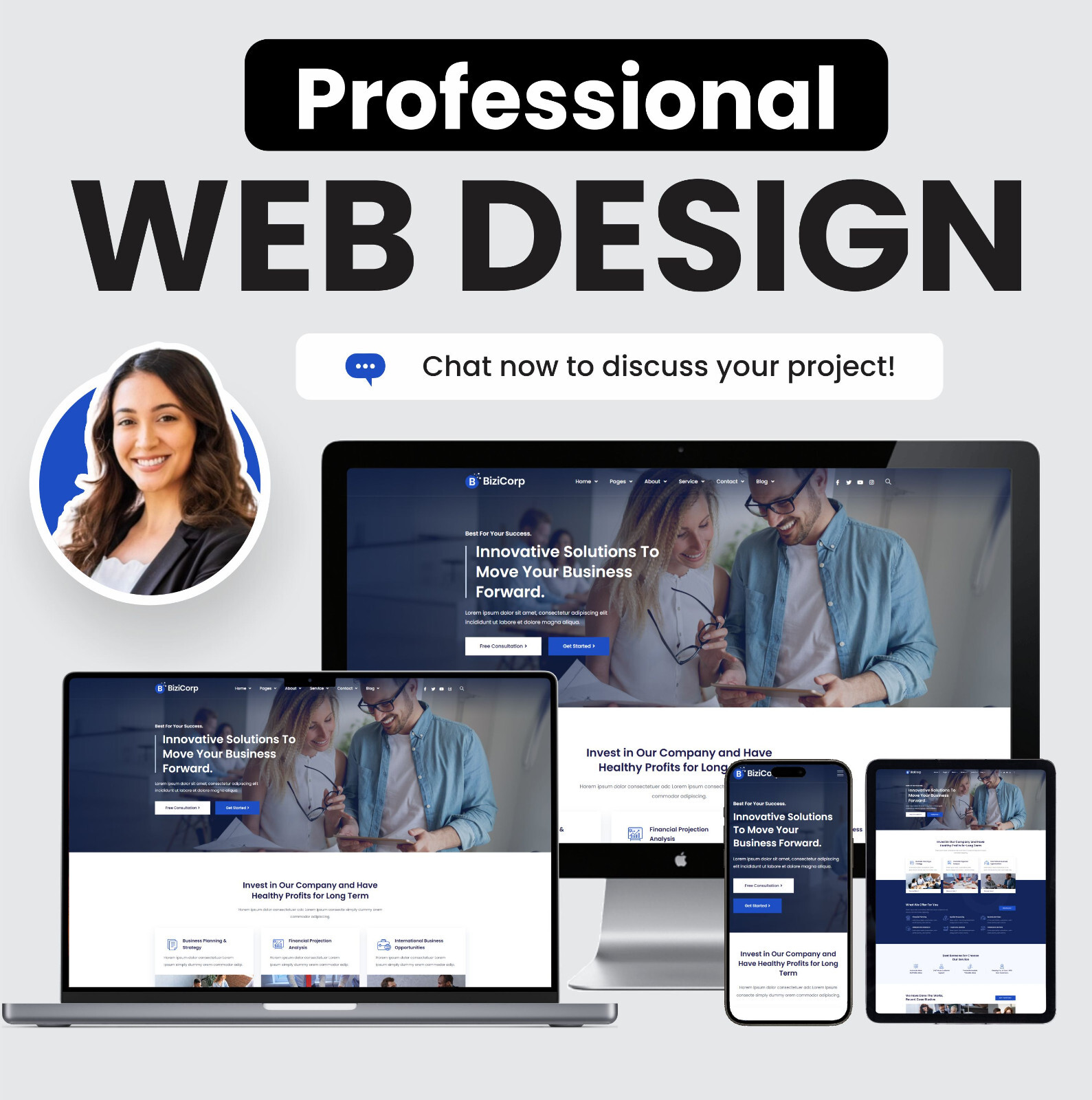 Custom Business Website Design in 24 Hours Shopify, WordPress, Wix, Squarespace