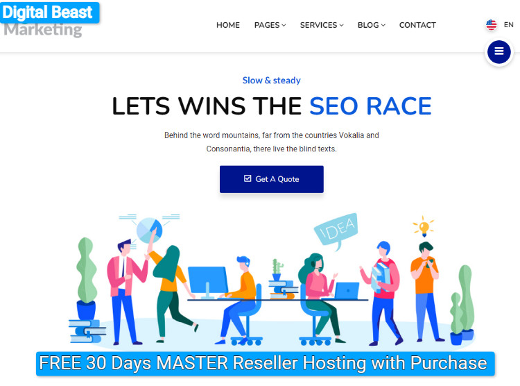 WordPress Websites 10 Pack Ready Made SEO/Digital Marketing Themes Free Hosting2