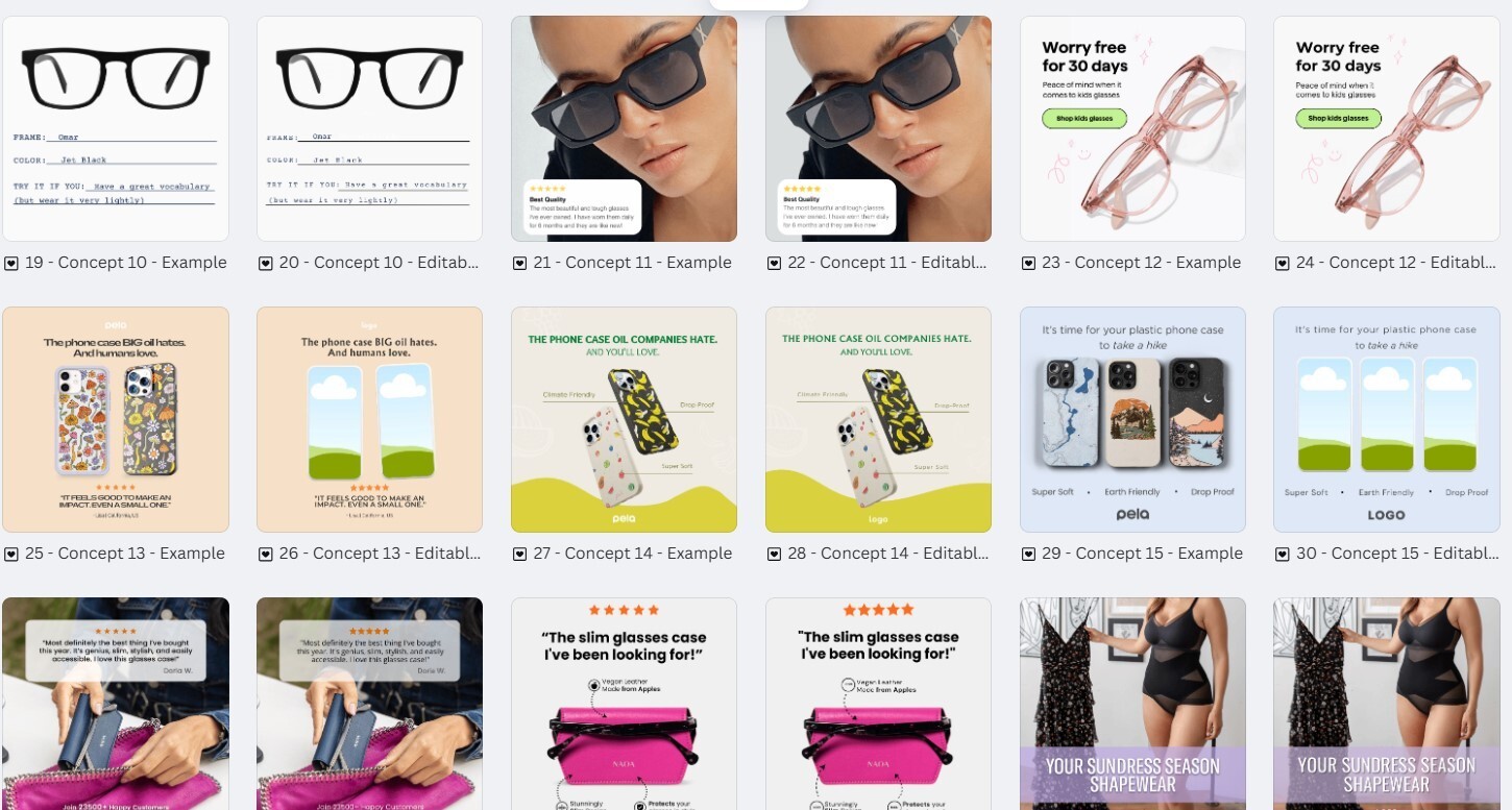 150 Professional Canva Fashion Ad Templates | Ready-to-Use Digital Designs