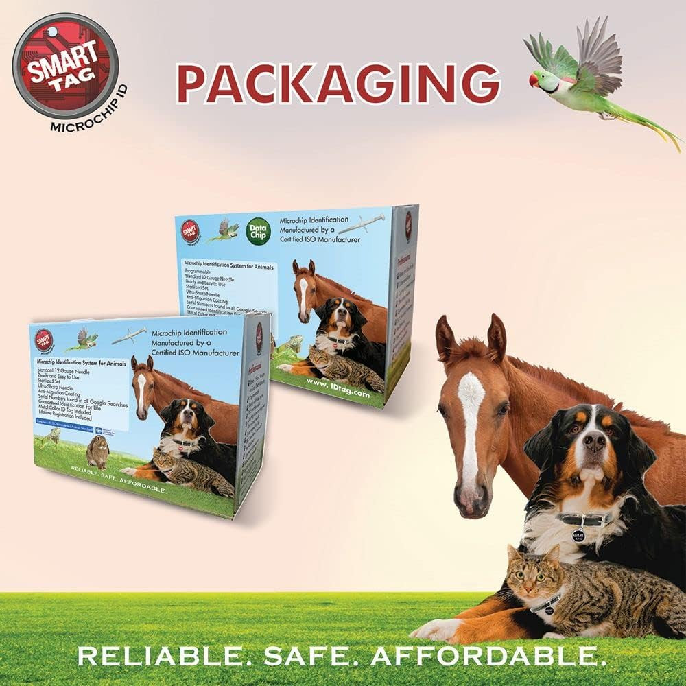 ISO Data Microchip with Lifetime Pet Recovery Service/24-7 US Call Center/Free R