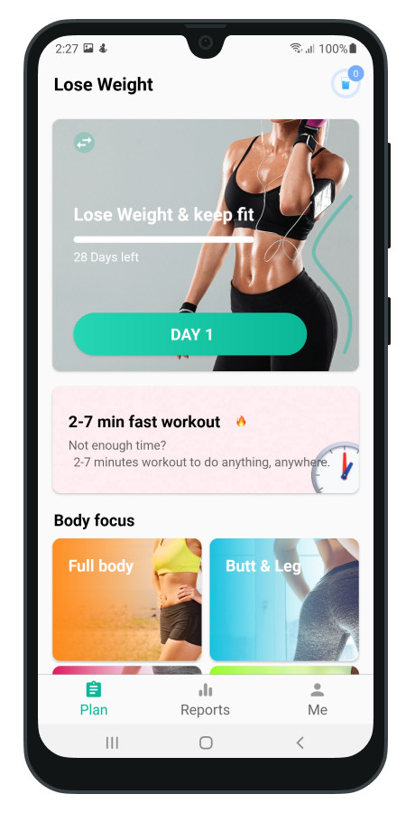 Women Weight Lose & Water Reminder App | Android Kotlin + AdMob + Firebase