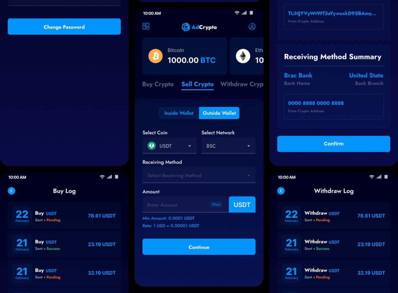 CoinExchange – Crypto Exchange Buy Sell Platform Flutter App Solution + Laravel