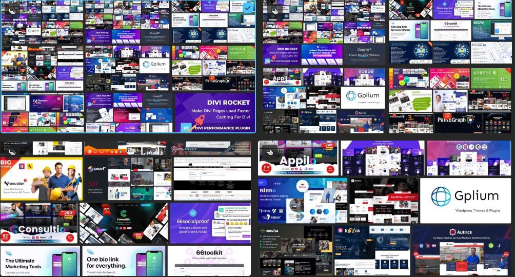 10+ ❤️️🧡 WordPress PLUGINS + TEMPLATE KITS + THEMES at Your Choice 💛💜💙