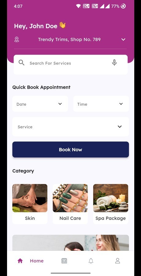Spaora – Spa & Salon Management Booking Flutter App | Android + iOS | Laravel