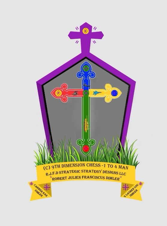 Digital Logo for 9th Dimension Military Chess (C) Copyrights Not included!